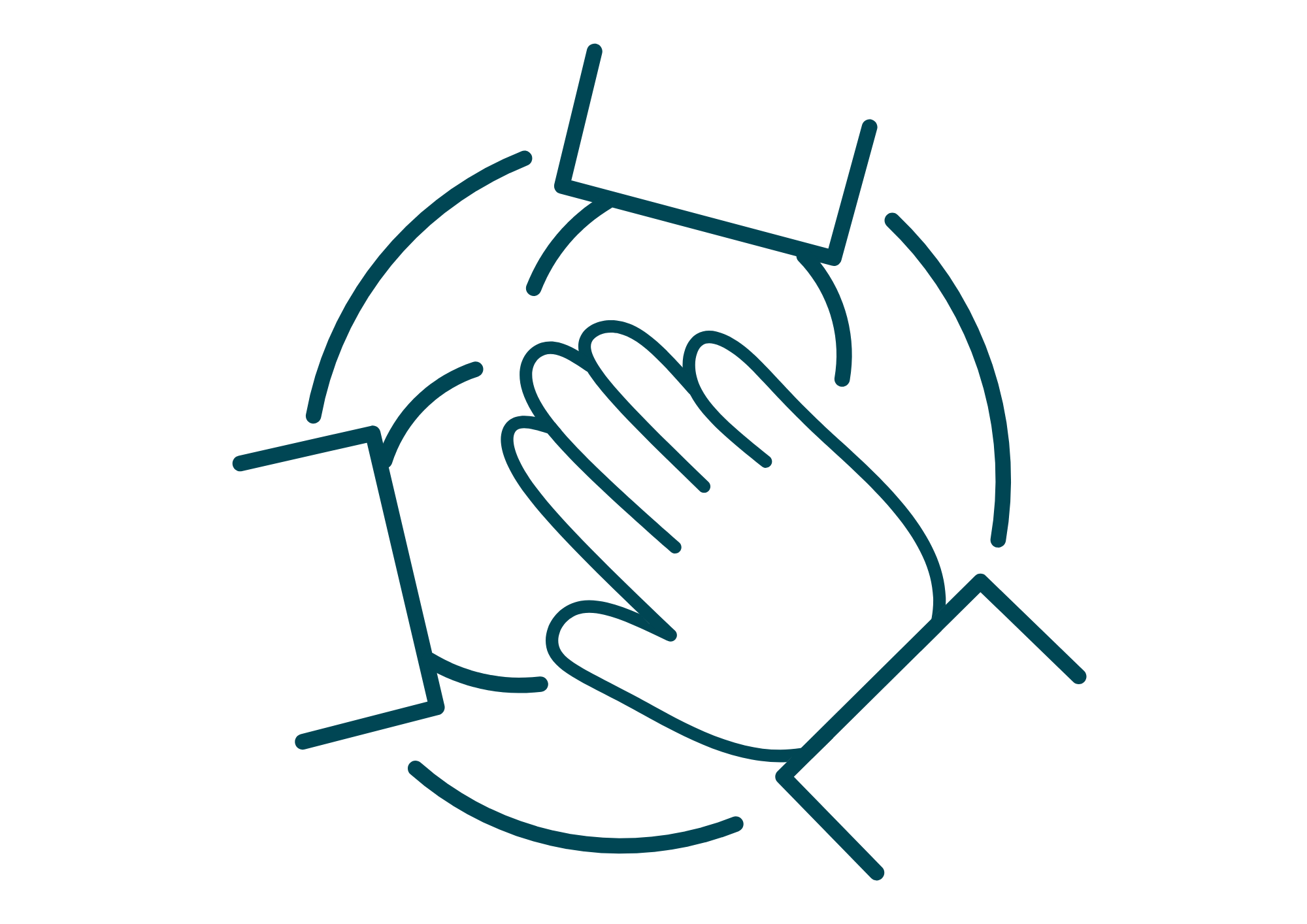 Multicolor corporate marketing and business strategy chart graphic Rirekisho A3 13